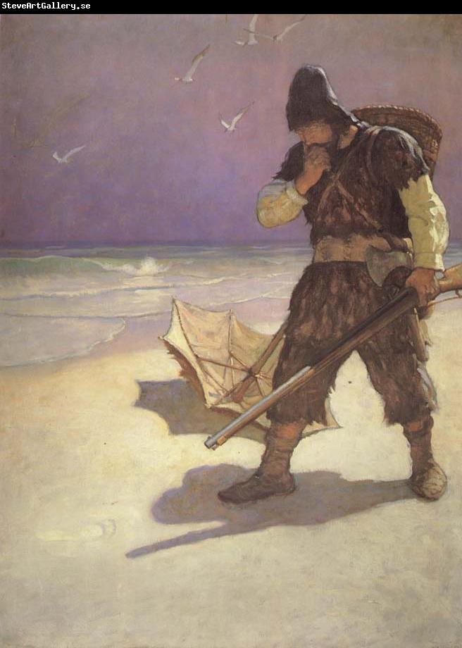 NC Wyeth I sftood like one thunderstruck or as if i had seen and apparition